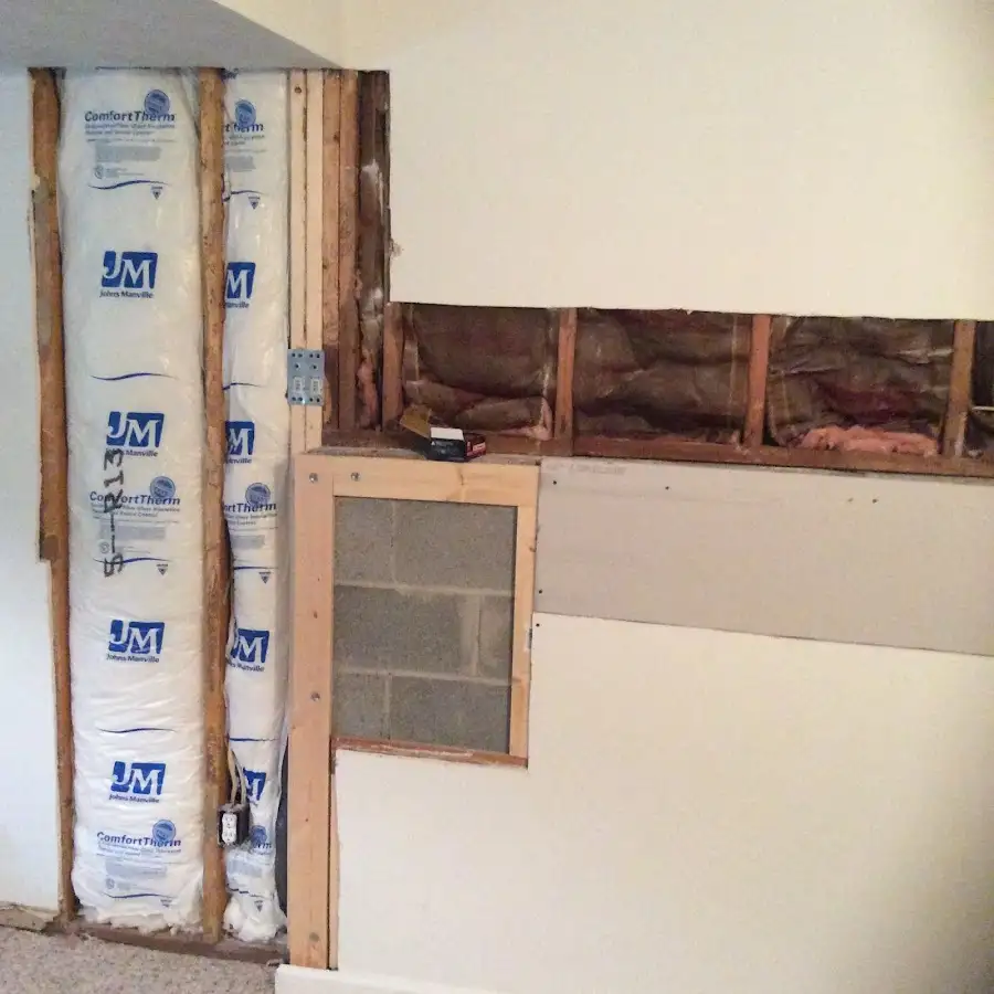Wall insulation replacement during Odor Removal & Deodorization in Hanover